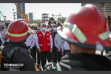 آیین گرامیداشت روز آتش نشان با حضور شهردار تهران 42