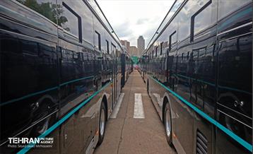 آیین رونمایی و تحویل 110 دستگاه اتوبوس جدید برقی پایتخت در کشور چین 20