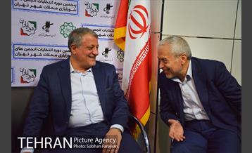 بازدید محسن هاشمی از ستاد انتخابات شورایاری محلات تهران 15