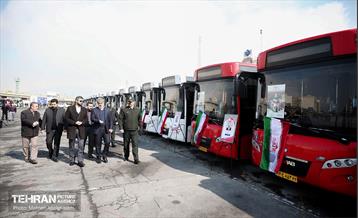 مراسم اختصاص ۳۳۴ دستگاه اتوبوس ویژه انتخابات 5