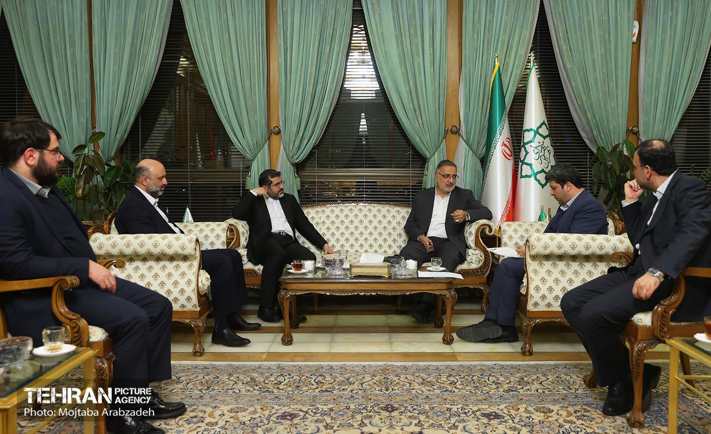 دیدار وزیر ارشاد با شهردار تهران 11
