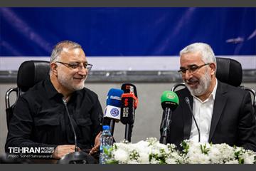 دیدار شهردار تهران با تولیت آستان علوی