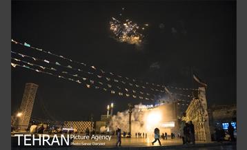 نورافشانی میدان امام حسین(ع) به مناسبت نیمه شعبان‎ 6