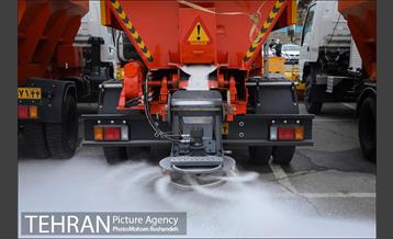 مانور خودرویی عملیات برف روبی شهرداری تهران 2