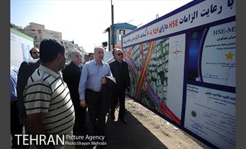 بازدید مهندس کاظمی از پروژه گیشا 10