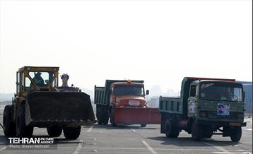 مانور برف روبی منطقه 19 شهرداری تهران 49