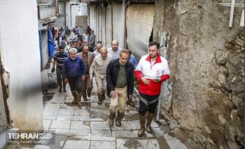 بازدید شهردار تهران از منطقه سیل زده امام زاده داوود(ع) 22