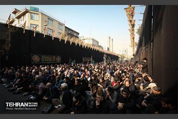 عزاداری شهادت حضرت فاطمه(س) در منطقه 8 3
