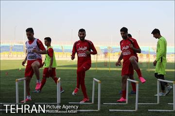 تمرین تیم فوتبال پرسپولیس تهران 12