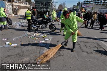 خدمات شهرداری تهران در راهپیمایی ۲۲ بهمن -2 9