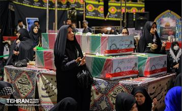 مراسم وداع با پیکرهای مطهر ۱۱۰ شهید گمنام دفاع مقدس 22