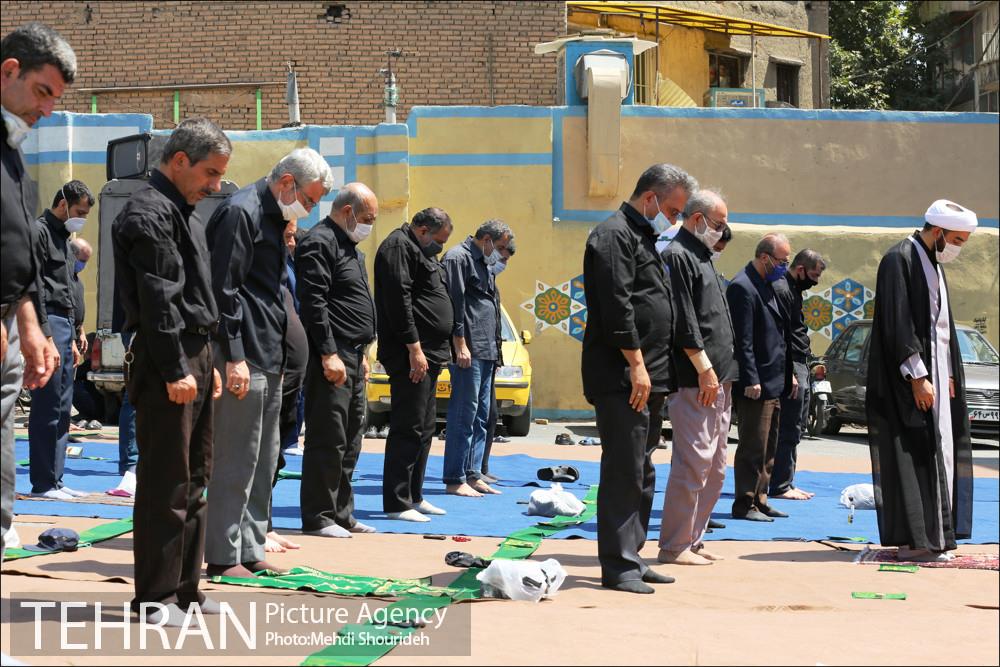 نماز ظهر عاشورا مسجد قائم(عج) منطقه هفت