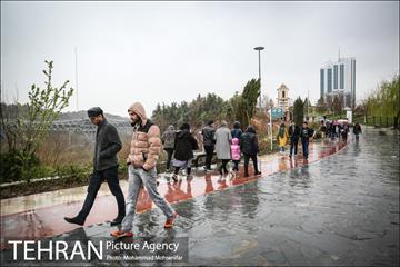بارش باران بهاری در تهران 22