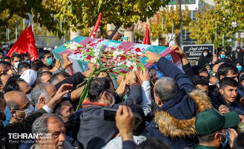 مراسم تشییع پیکر شهید محمدرضا بیات 29