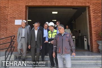 بازدید معاونت حمل و نقل و ترافیک شهرداری تهران و اعضای شورای شهر تهران از عملیات تکمیلی خط ۷ 25