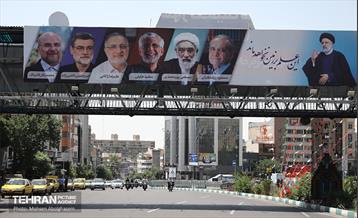 نصب تبلیغات نامزدهای چهاردهمین دوره انتخابات ریاست جمهوری در پایتخت 36