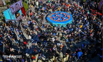 ورزش زورخانه ای در نوروزگاه فرهنگ و ملل پارک ملت 7