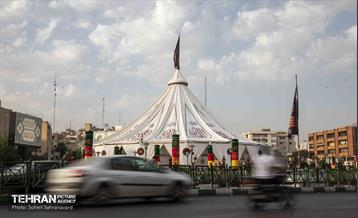 خیمه عاشورایی در میدان هفتم تیر 27