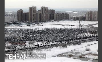 پس از یک روز برفی در پایتخت 17