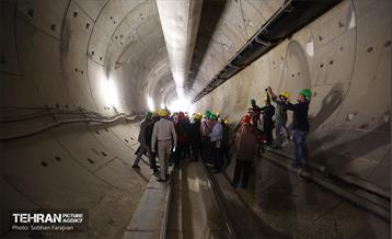 بازدید اعضای شوراهای شهر مراکز استان‌ها از کارگاه خط ۱۰ مترو تهران 9