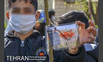 جشن نهال هاى کوچک شهر و تخم مرغ هاى رنگى در منطقه ٩