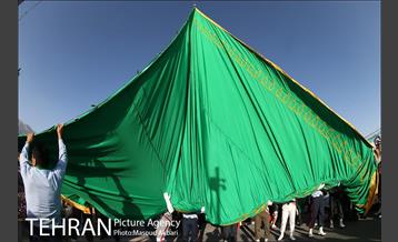 اهتزاز پرچم امام رضا در کمیته ملی المپیک 21