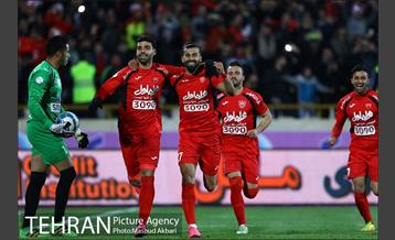 دیدار تیم های فوتبال پرسپولیس و سپاهان