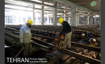 بازدید مهندس امام از پروژه پایانه زیرزمینی خط 4 مترو تهران 9