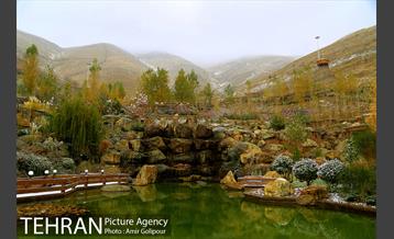 بارش پاییزی برف در ارتفاعات بوستان کوهستانی آبشار تهران‎ 23