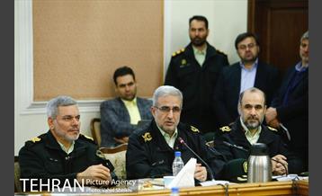 نشست شورای معاونین، مشاوران و شهرداران مناطق ۲۲گانه و مراسم تکریم و معارفه فرمانده یگان حفاظت شهرداری تهران 14