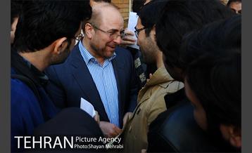 حضور شهردار تهران در دانشگاه شهید بهشتی در روز دانشجو 26