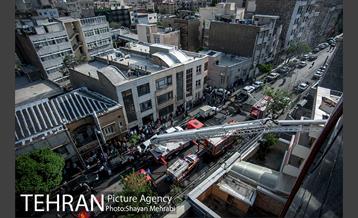 آتش سوزی پاساژ مهستان-2 17