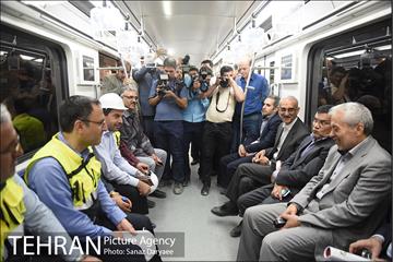 بازدید معاونت حمل و نقل و ترافیک شهرداری تهران و اعضای شورای شهر تهران از عملیات تکمیلی خط ۷ 7