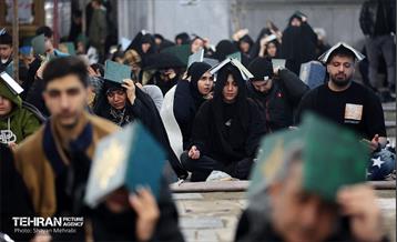 احیای شب بیست‌ویکم ماه رمضان امامزاده پنج تن لویزان 34