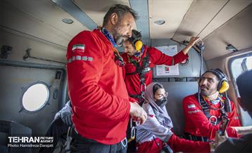 تمرین مشترک امداد هوایی تهران 16