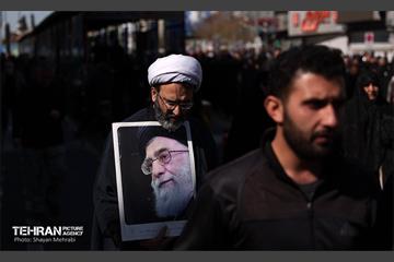 اجتماع مردم تهران در پی شهادت رهبر انقلاب - 1 1