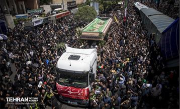 تشییع پیکر شهدای خدمت - ۴ 65