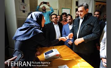 حضور شهردار تهران در حسینیه مکتب الصادق برای انتخابات شورایاری ها 1