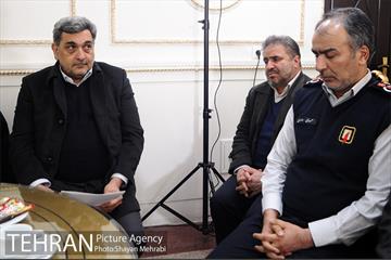 نشست صمیمانه شهردار تهران با خانواده های شهدای آتش نشان و آسیب دیدگان حادثه ساختمان پلاسکو 9