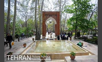 رویش گل های لاله در باغ ایرانی 12