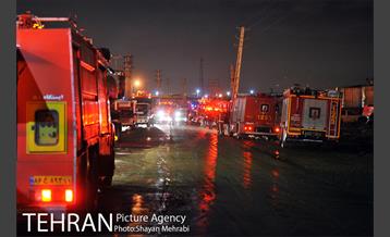 آتش سوزی در مخزن سوخت پالایشگاه تهران 15