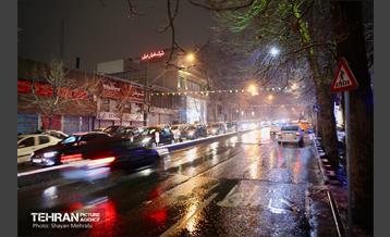 بارش برف زمستانی در معابر شمالی پایتخت - 1 35