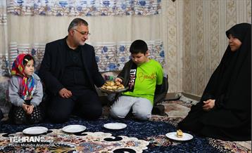 قرار خدمت؛ دیدار شهردار تهران با خانواده شهید مرتضی غفوری 4