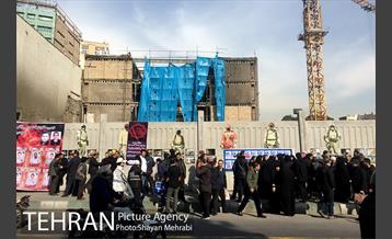 دومین سالگرد شهدای پلاسکو در محل این واقعه 1