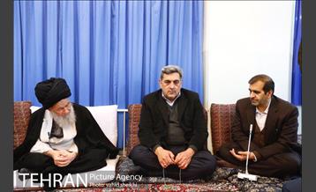 دیدار شهردار تهران با آیت الله العظمی علوی گرگانی  9