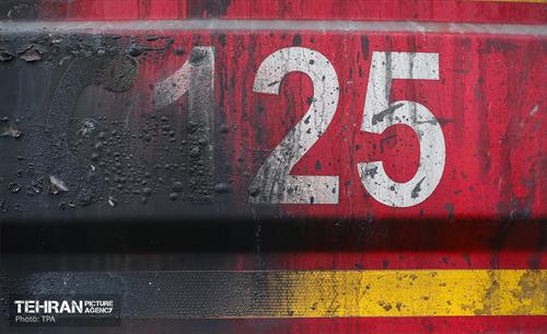 خسارات وارده به خودروهای آتش نشانی شهر تهران 20