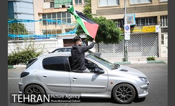 راهپیمانی نمادین روز قدس در میدان فلسطین 4