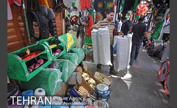 سیاهه فروشان بازارتهران در آستانه محرم 3