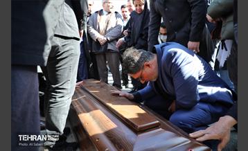 خاکسپاری سفیر سابق فلسطین در بهشت زهرا 6