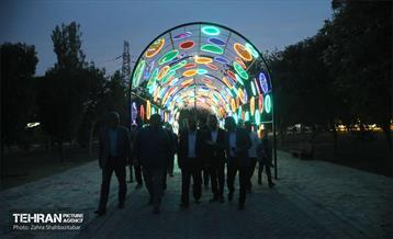 آیین افتتاحیه جشنواره نور و بازی‌های چوبی  11